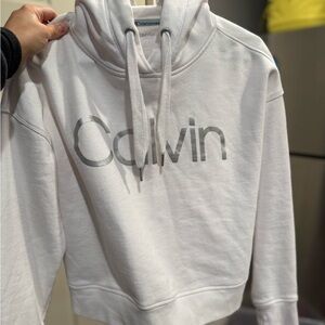 Calvin Klein White Hoodie